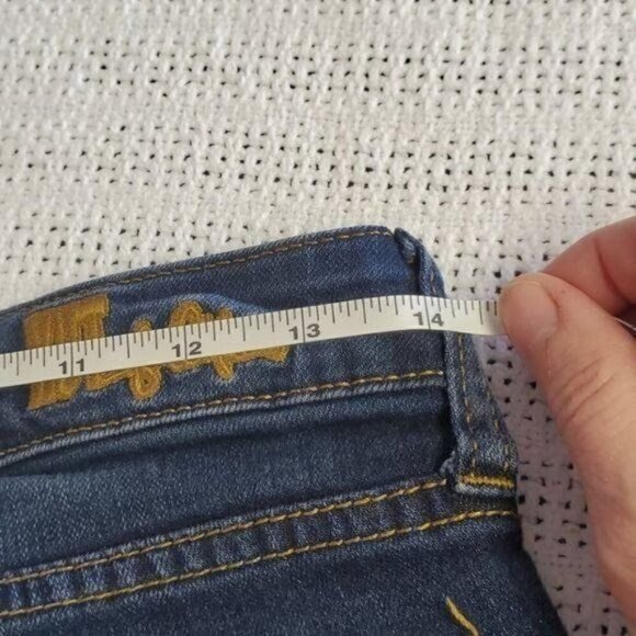 Kut from the Kloth VIV Toothpick Skinny Sz 4 Blue Jeans with Pockets - Picture 10 of 11